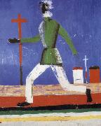 Kasimir Malevich The man running oil